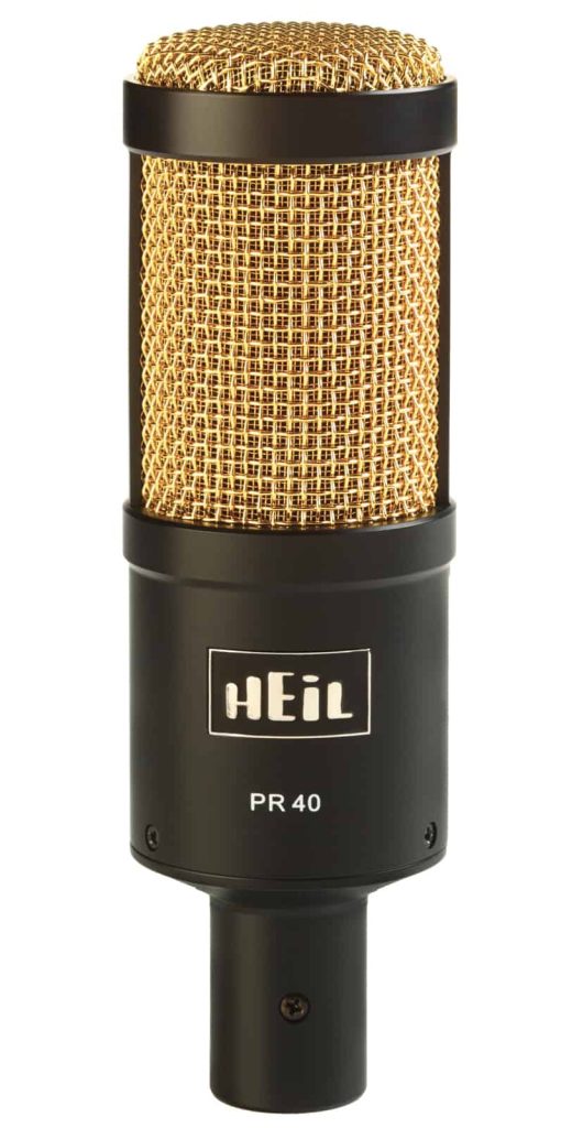 best microphone heil pr 40 gold and black variant