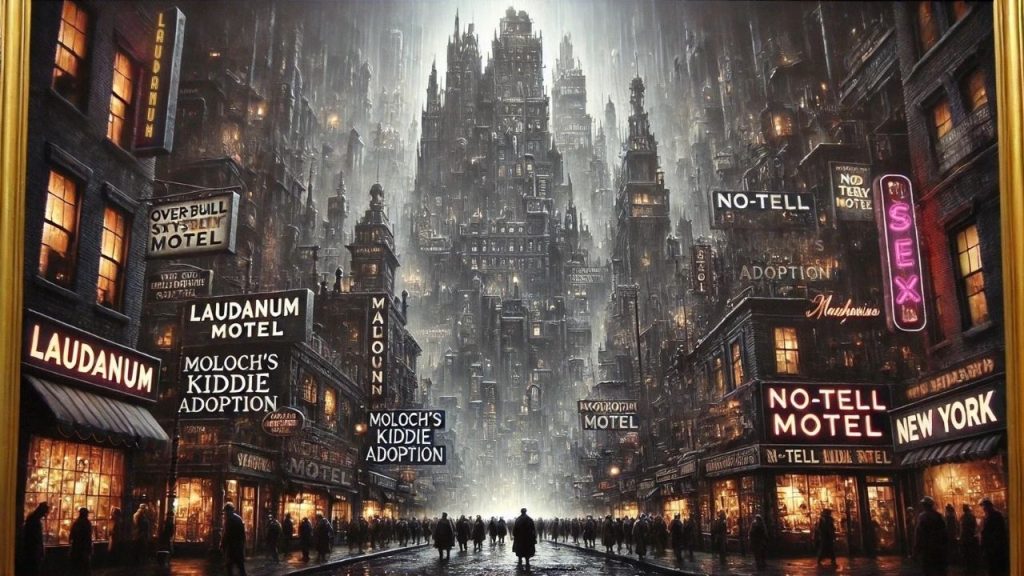 recurring characters new york city molochs kiddie adoption service