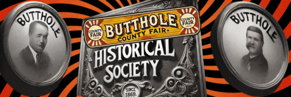 Click Here to Become a Member of the Butthole County Historical Society Butthole County Historical Society become a member banner