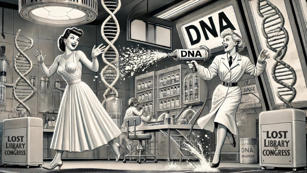 Genetics Research Department DNA Zapper Testing Lab improved handheld model zapper. made possible by our Demilitarized Research & Free Trade Zone, protected by the Antarctic Treaty since 1959