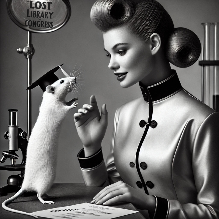 Weaponized Rodentia Program lab rat's doctoral graduation ceremony