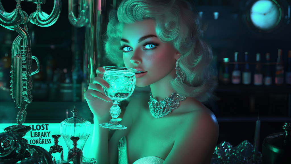 Message in a Bottle Saloon pure radium refreshment